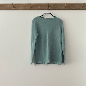 EUC_Fjall Raven Teal Long-Sleeve Shirt